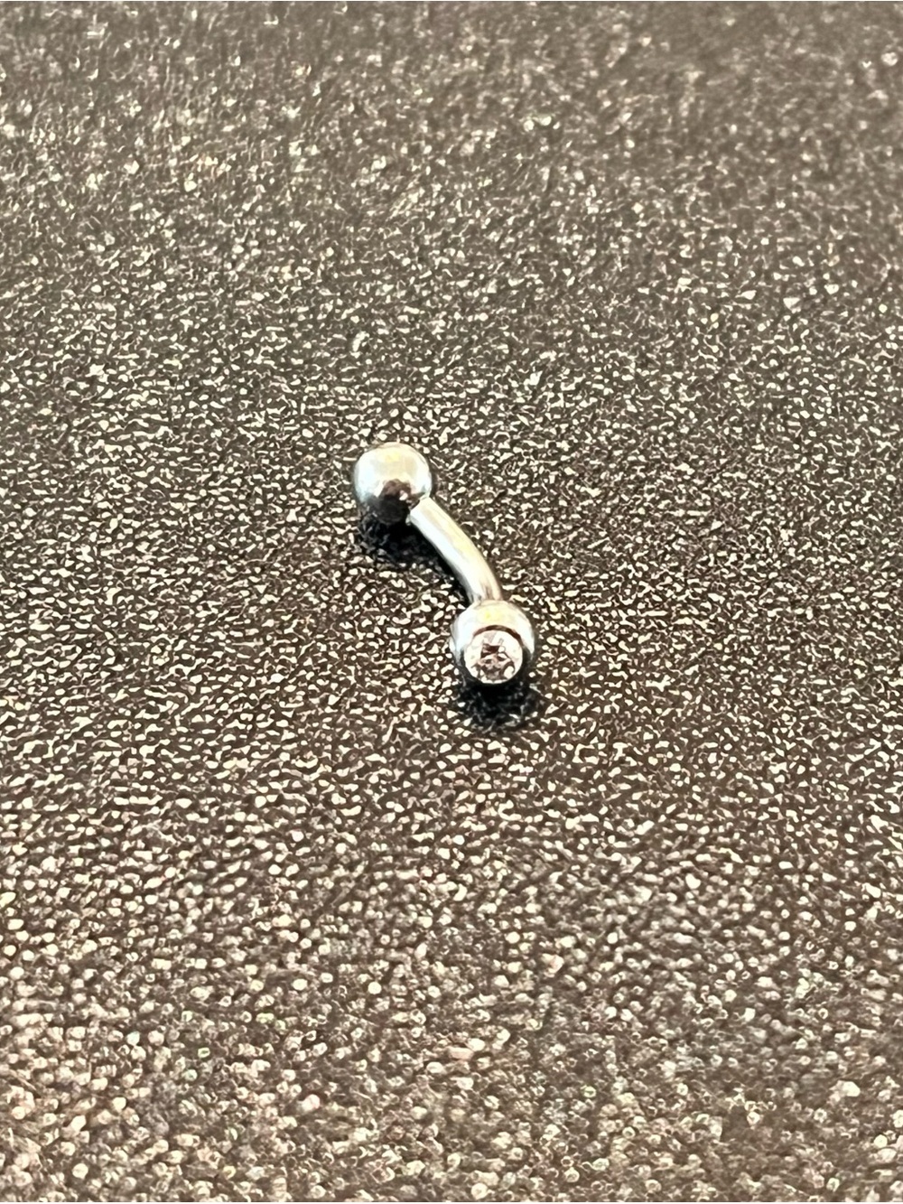 Silver Curved Barbell Piercing Jewelry